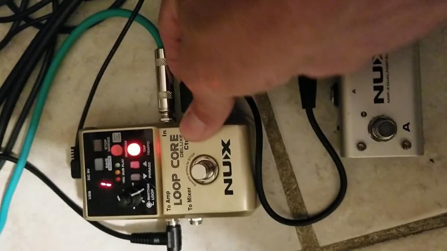 Amazon | NUX Loop Core Deluxe Guitar Looper 8 hours Loop Time,24